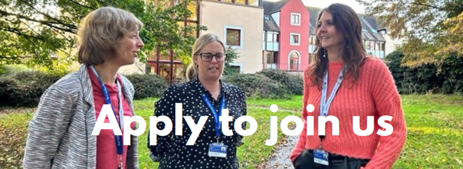 Apply to join us banner